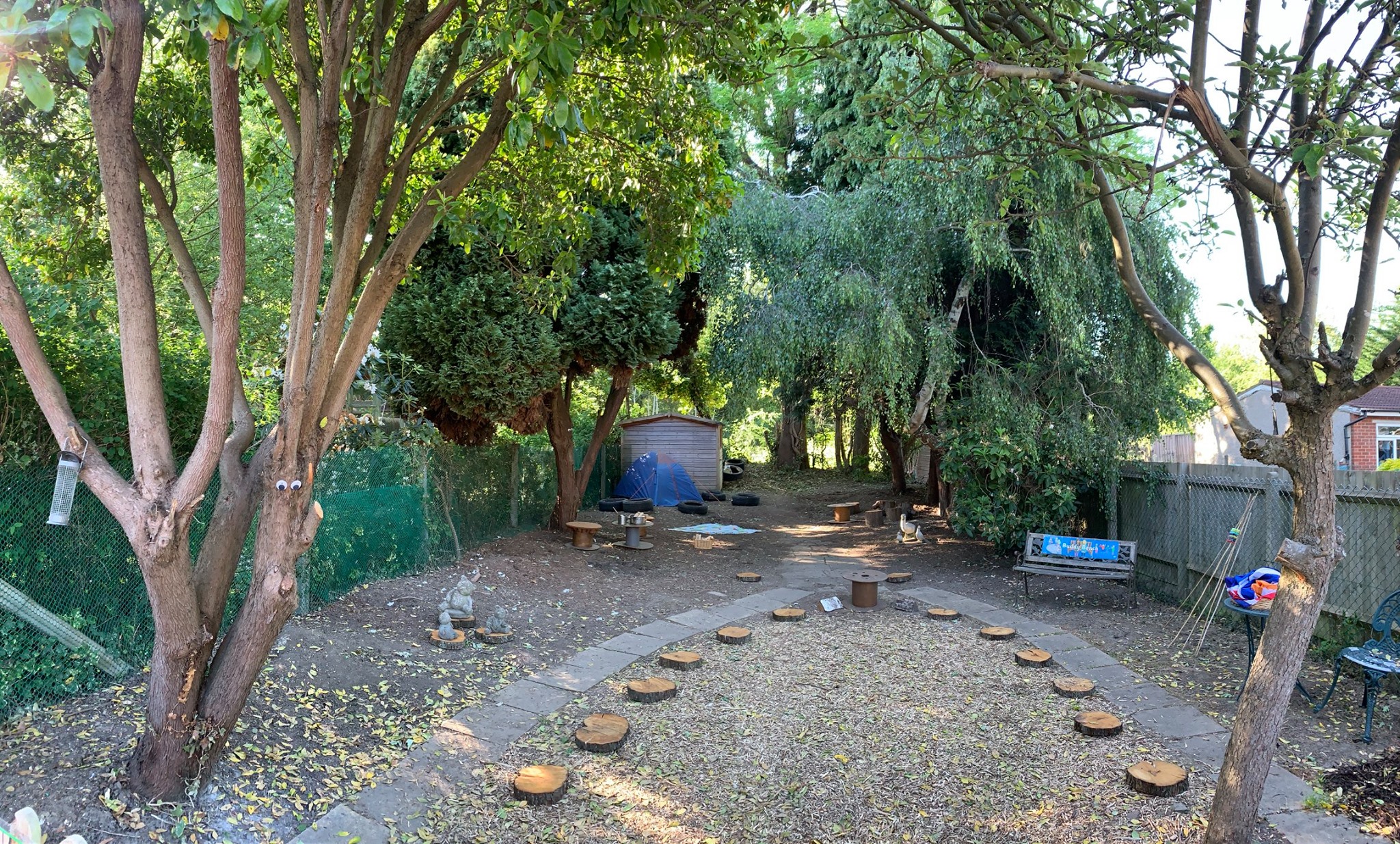 Little Explorers outdoor garden and play equipment